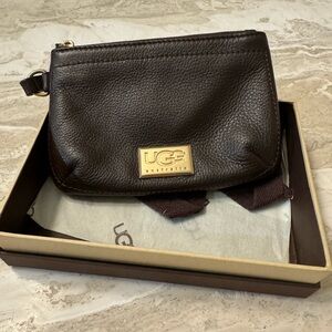 UGG Leather Wristlet